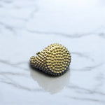 Anello Chevalier oro puntinato in argento 925 - SIddharta