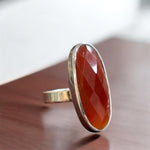 Anello Corniola argento 925 - SIddharta