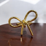 Anello fiocco big oro in acciaio inossidabile - SIddharta