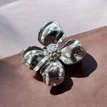 Anello fiore big in acciaio inossidabile - SIddharta