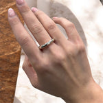 Anello martellato in argento 925 - SIddharta