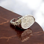 Anello martellato in argento 925 - SIddharta