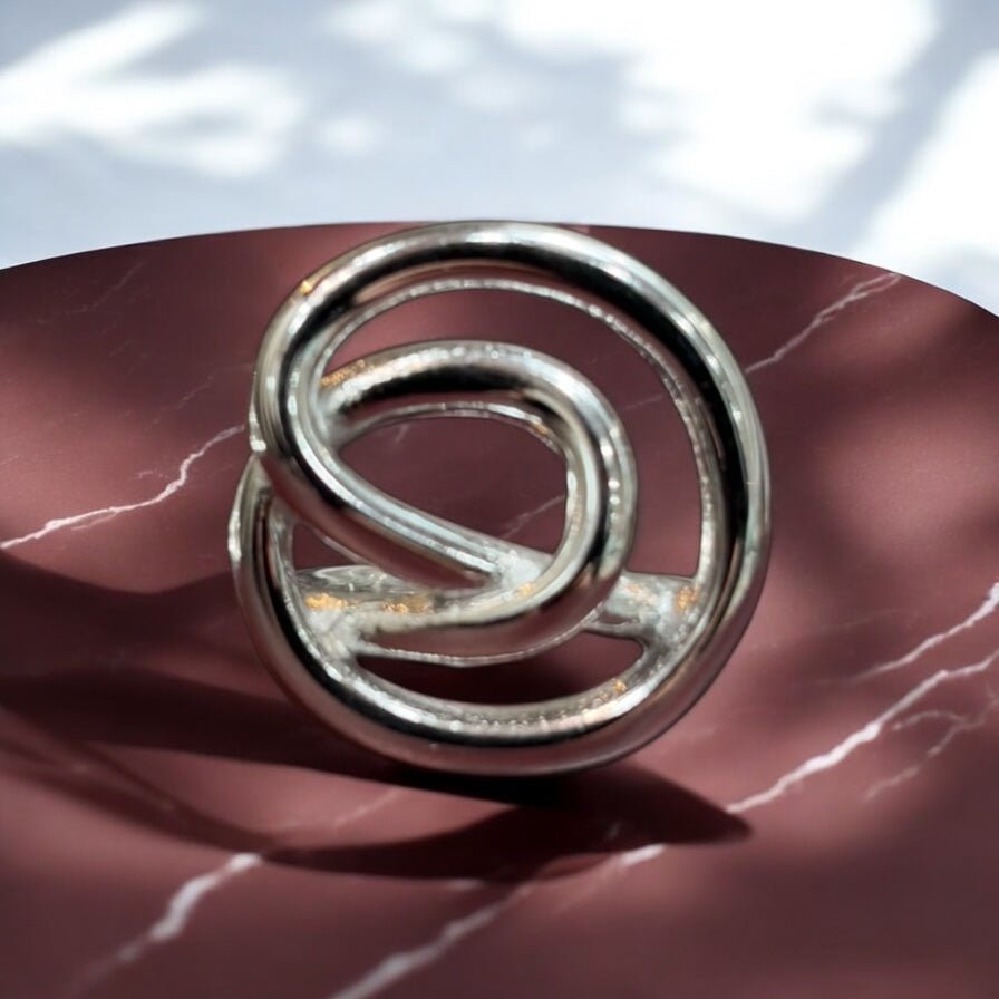 Anello nodo big in acciaio inossidabile - SIddharta