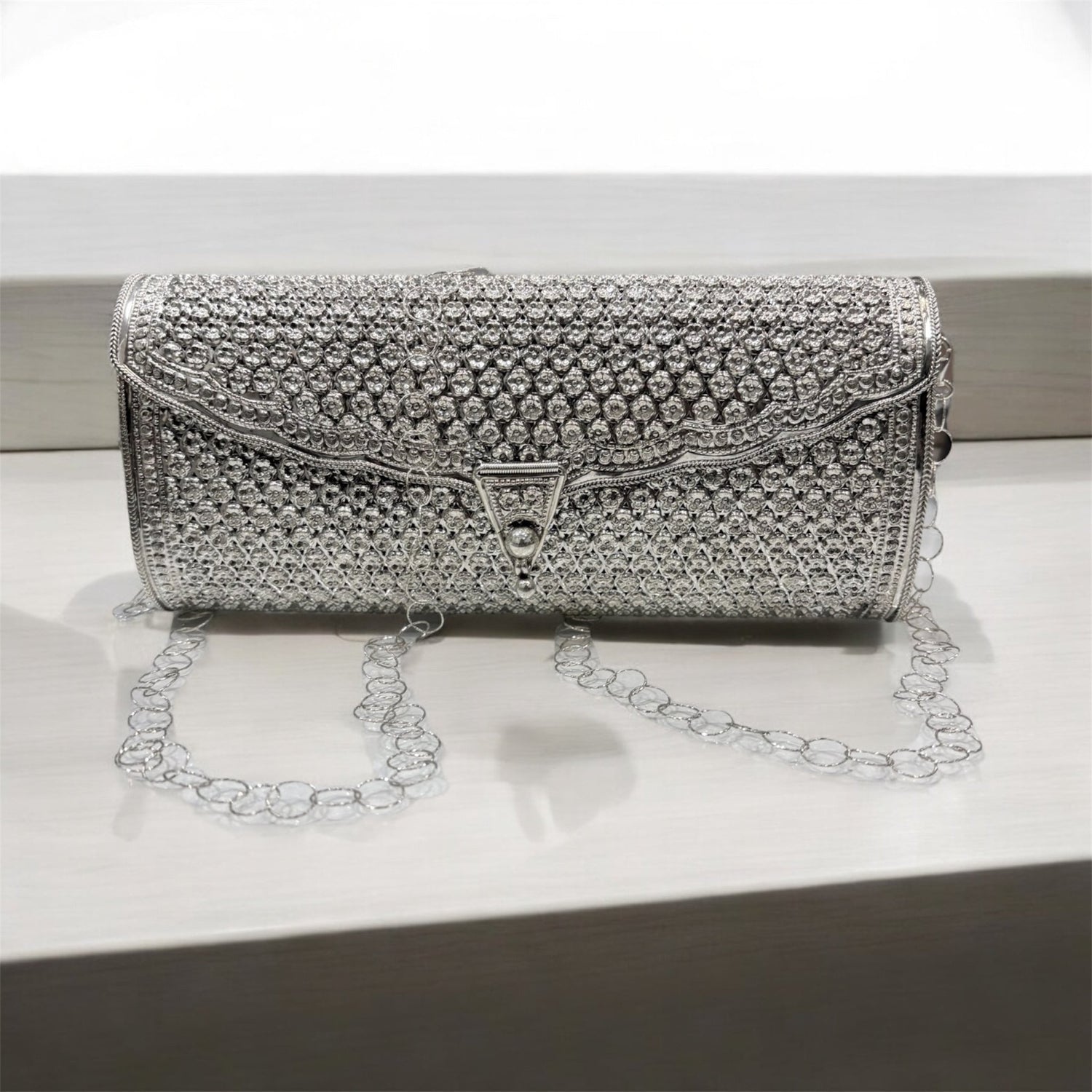 Borsa in argento 925 con catena removibile - SIddharta