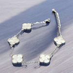 Bracciale 5 fiori madreperla S in argento 925 - SIddharta