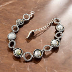 Bracciale collezione Coraline con Labradorite in argento 925 - SIddharta