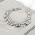 Bracciale maglia marina piatta argento 925 - SIddharta