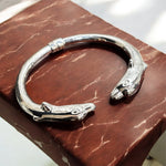 Bracciale rigido delfini in argento 925 - SIddharta