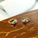 Cerchietti con zirconi colorati in argento 925 - SIddharta