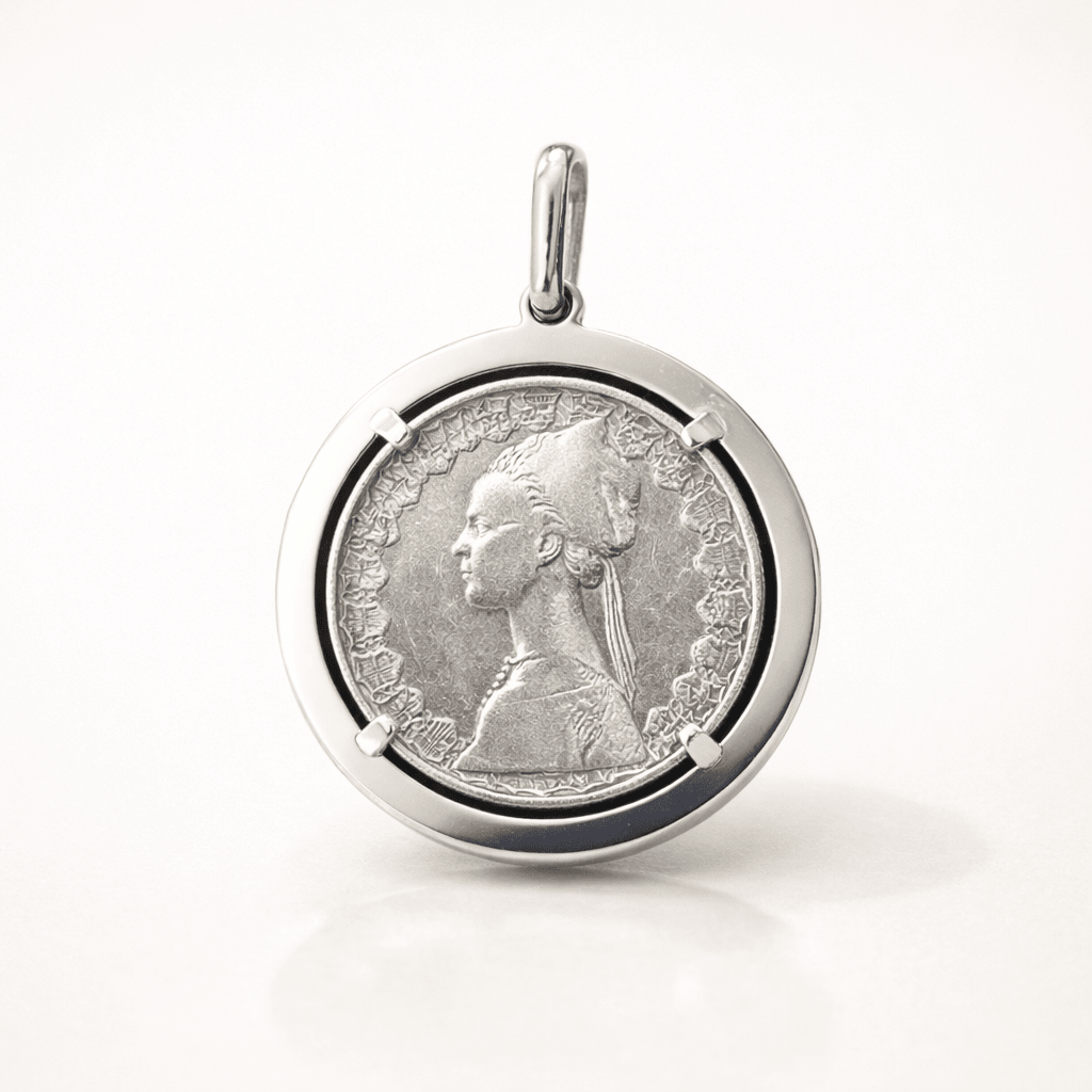 Ciondolo Ortak Liberty In Argento 925 – Realizzato A Mano In Scozia, Catena Inclusa