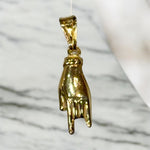 Ciondolo corna portafortuna oro in argento 925 - SIddharta