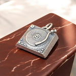 Ciondolo giradischi in argento 925 - SIddharta
