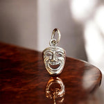 Ciondolo maschera teatro in argento 925 - SIddharta