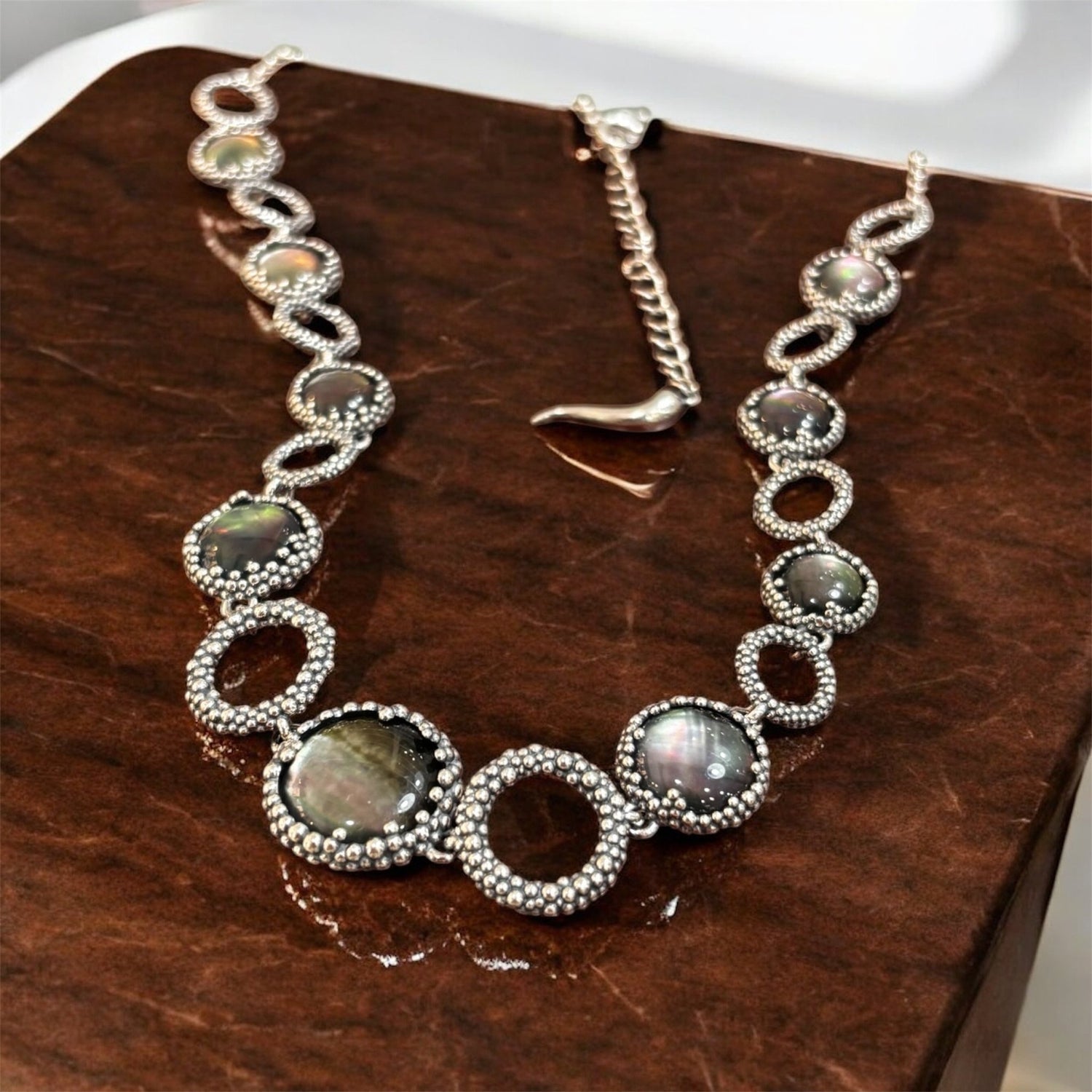 Collana collezione Coraline con Labradorite in argento 925 - SIddharta