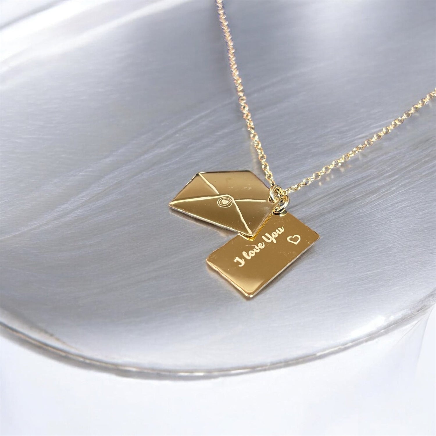 Collana I love you oro in argento 925 - SIddharta