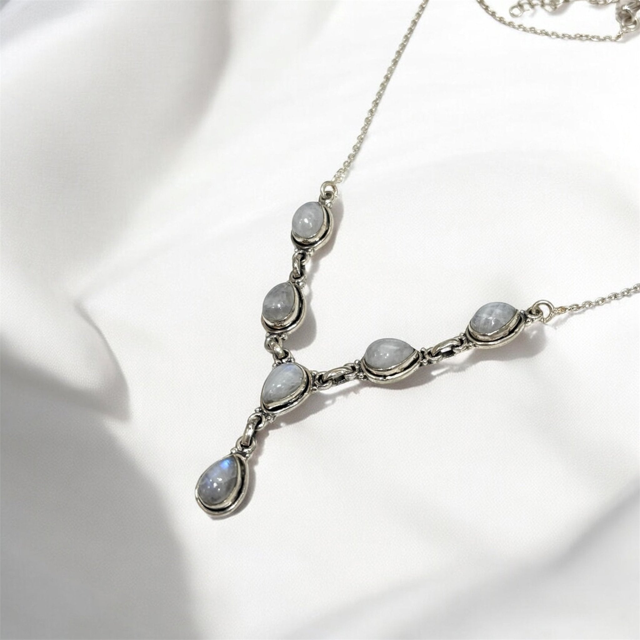 Collana pietra di luna in argento 925 - SIddharta