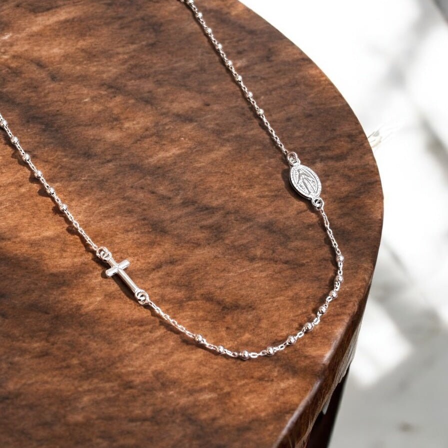 Collana Rosario girocollo in argento 925 - SIddharta