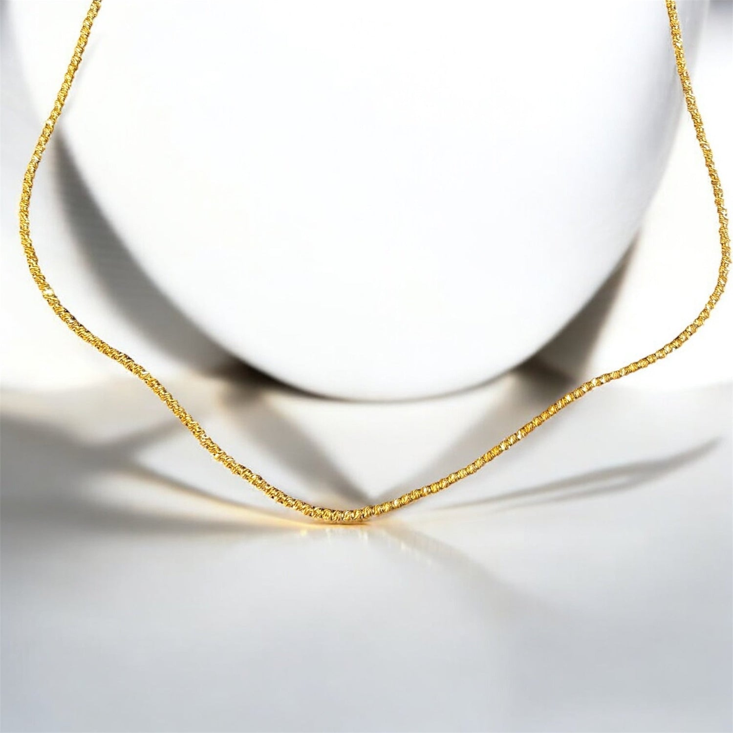 Collana sfere diamantate oro in argento 925 - SIddharta