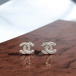 Orecchini mood chanel con zirconi in argento 925 - SIddharta