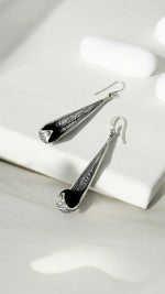 Orecchini pendenti con Onice in argento 925 - SIddharta