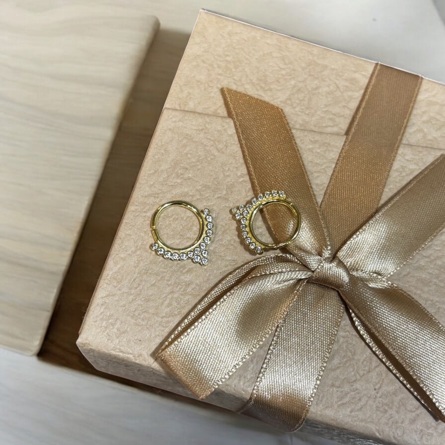 Pearcing Clicker Ring in argento 925 - SIddharta
