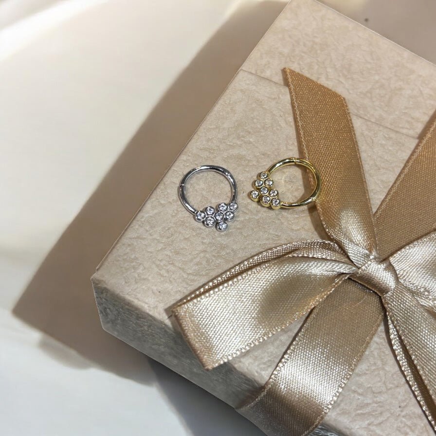 Pearcing Clicker Ring in argento 925 - SIddharta