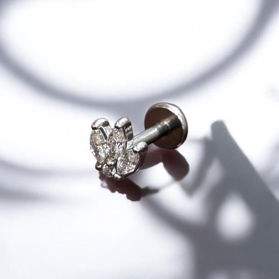 Piercing Fiore di loto in acciaio inossidabile - SIddharta