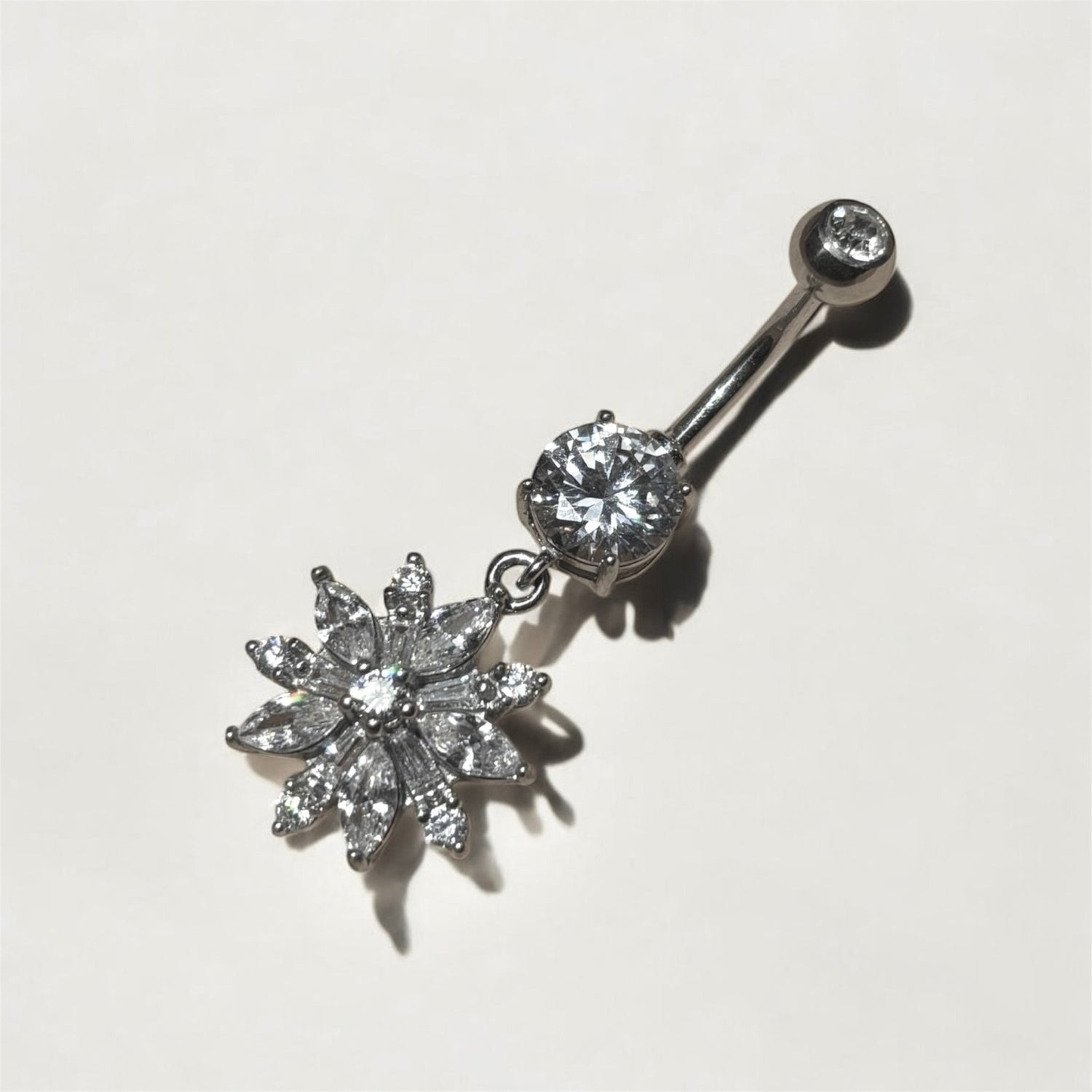 Piercing fiore in acciaio inossidabile - SIddharta