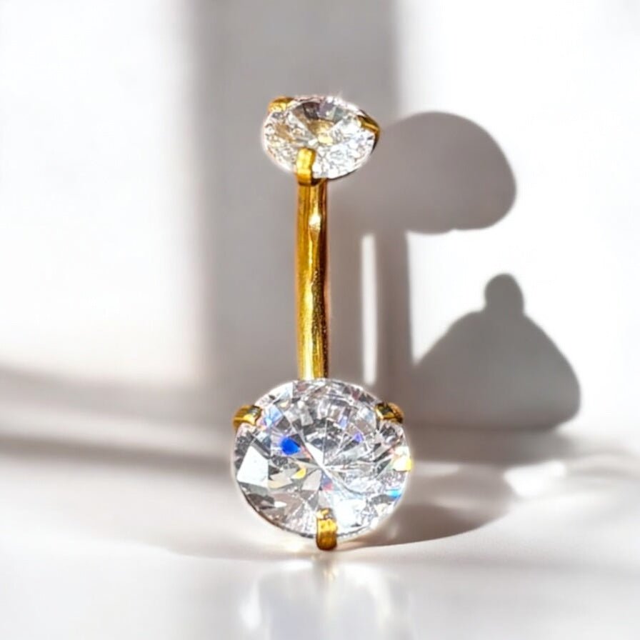 Piercing ombelico oro in acciaio inox - SIddharta