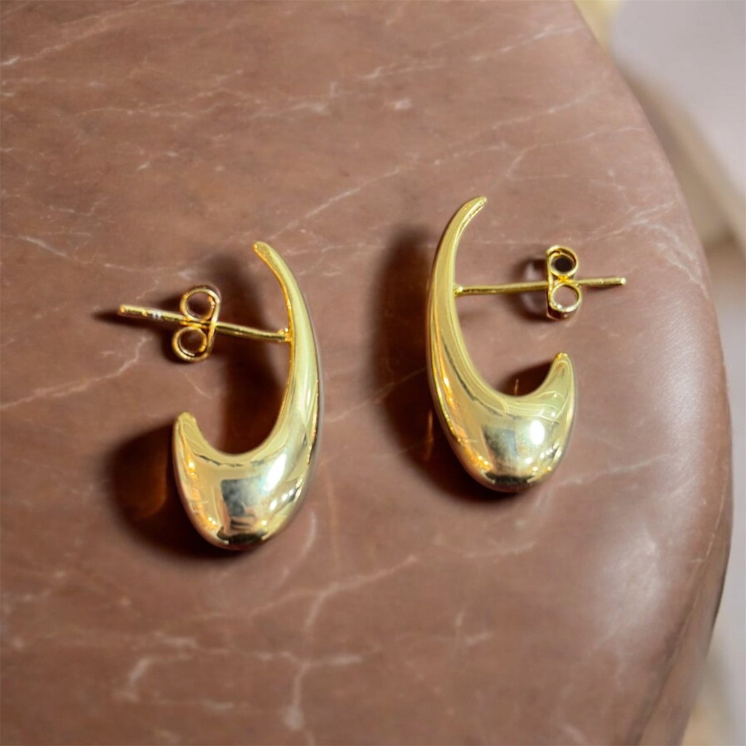 Semicerchi goccia oro in argento 925 - SIddharta