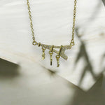 Set Parigi oro collana e orecchini - SIddharta
