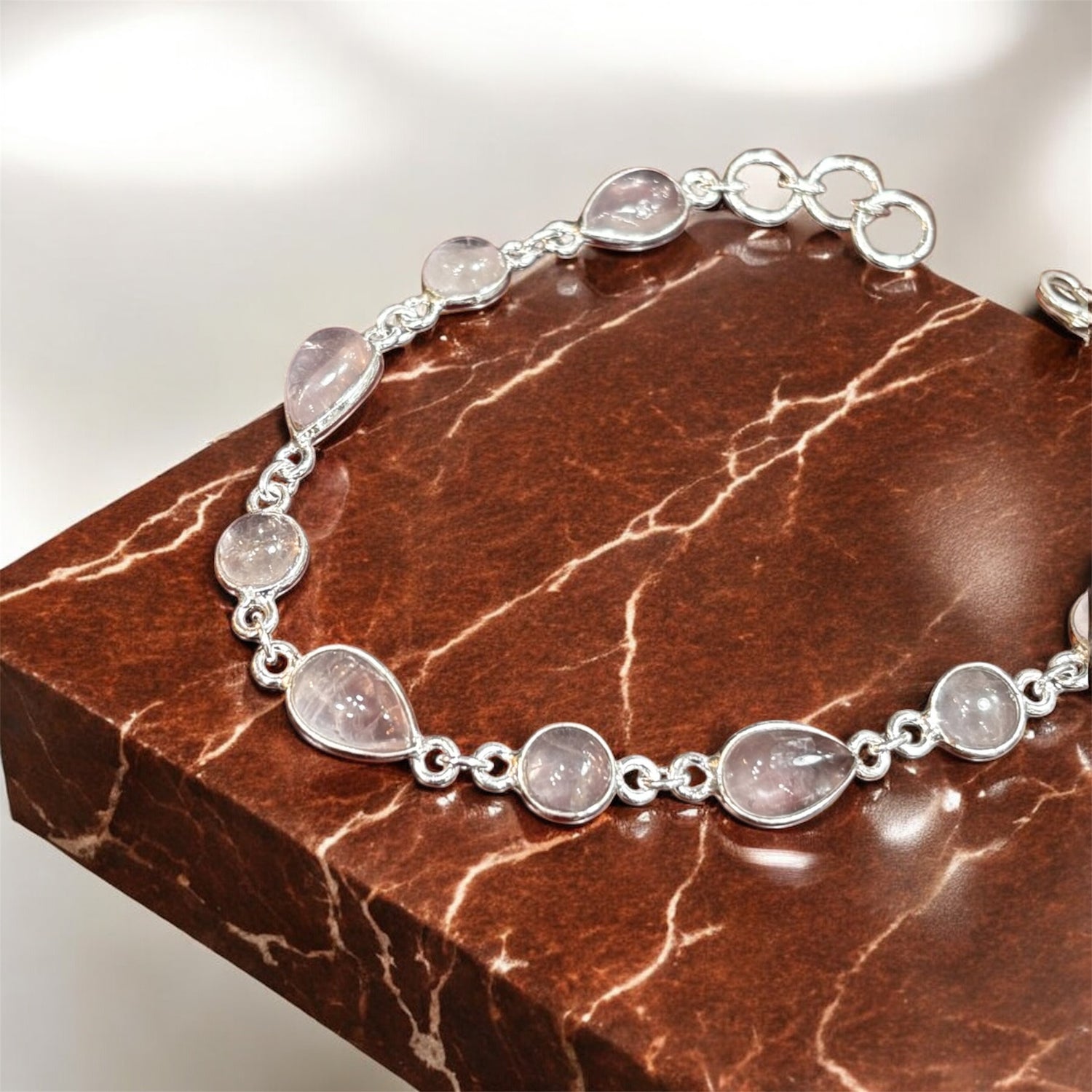 Bracciale con pietre in argento 925