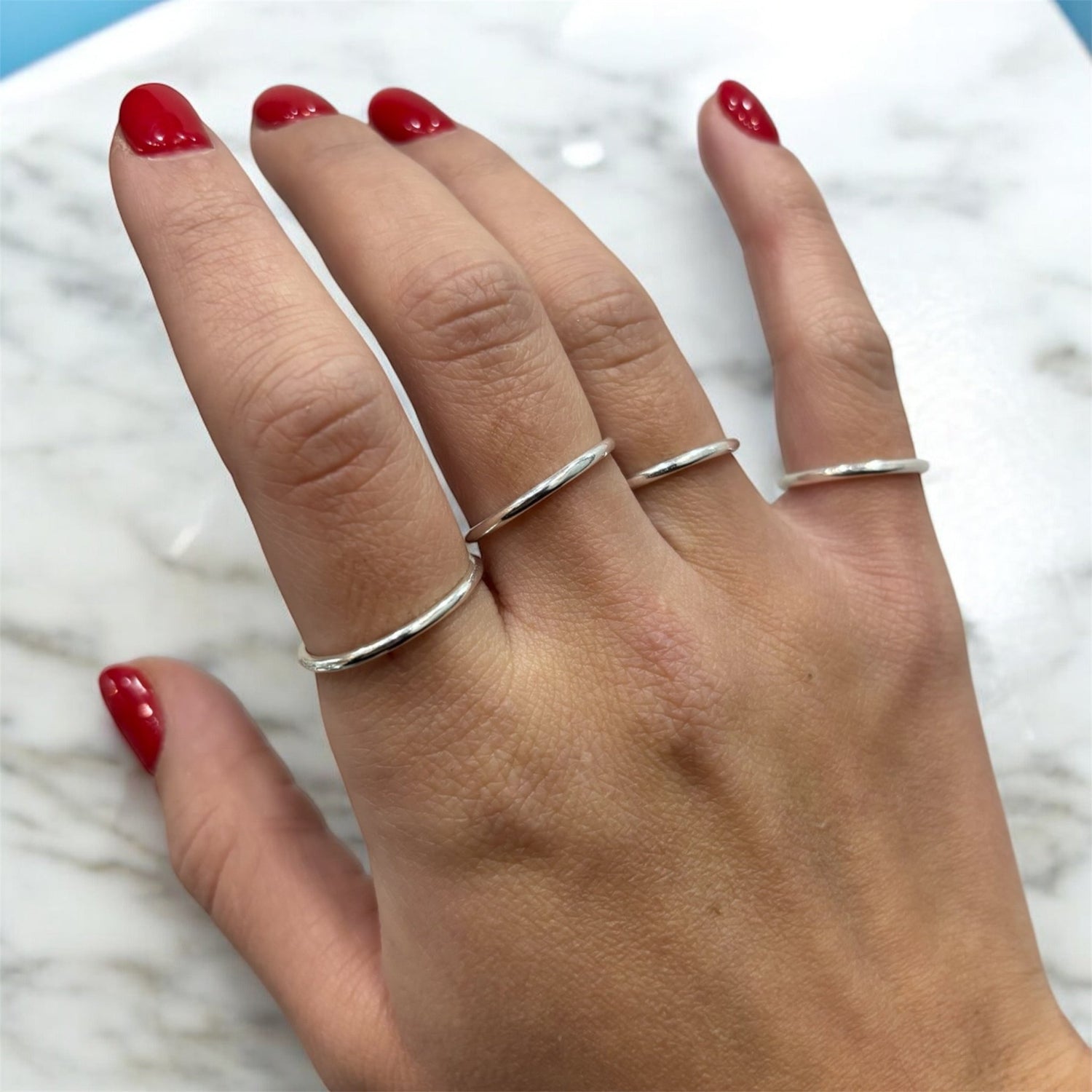 Anelli sottili in argento - SIddharta