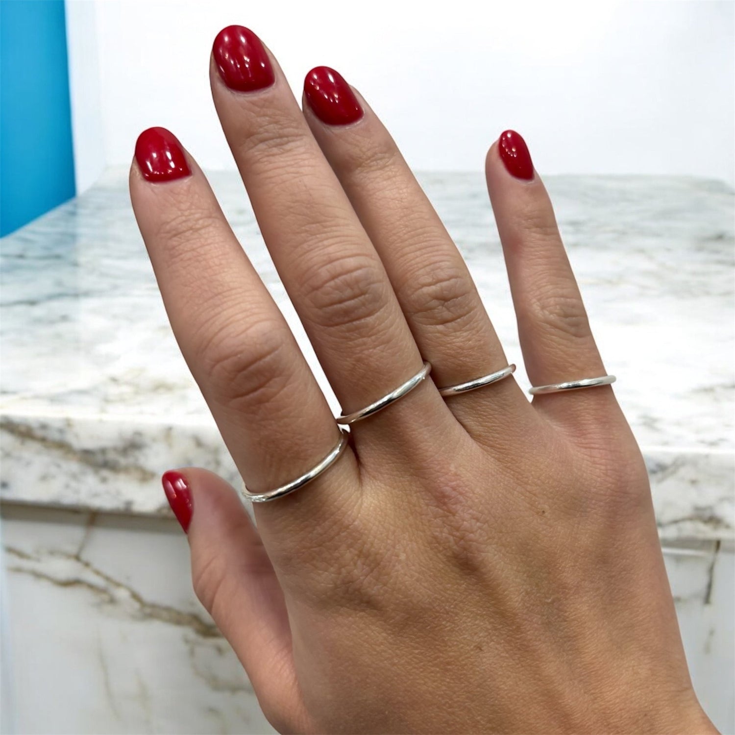 Anelli sottili in argento - SIddharta