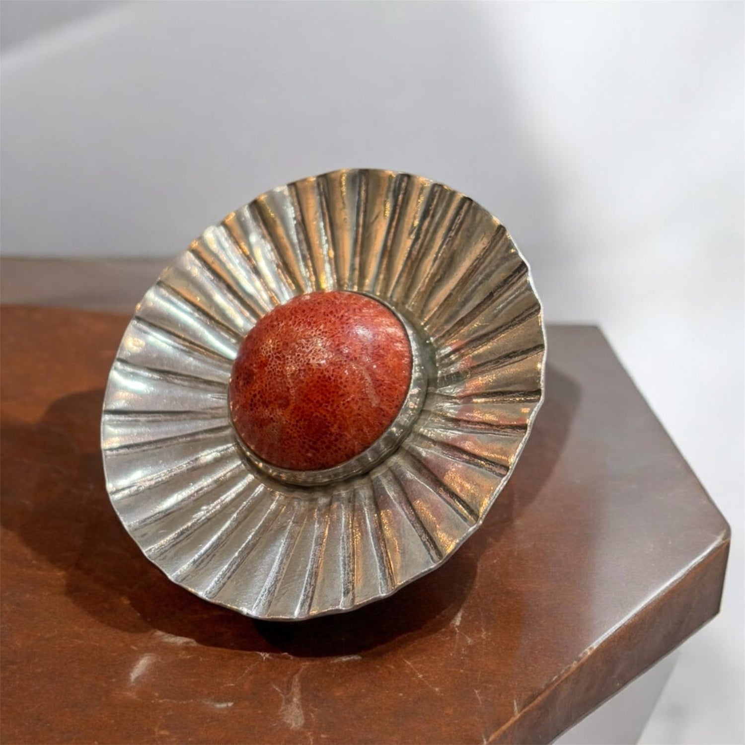 Anello argento con Madrepora - SIddharta