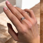 Anello chiodo con zirconi in argento 925 - SIddharta