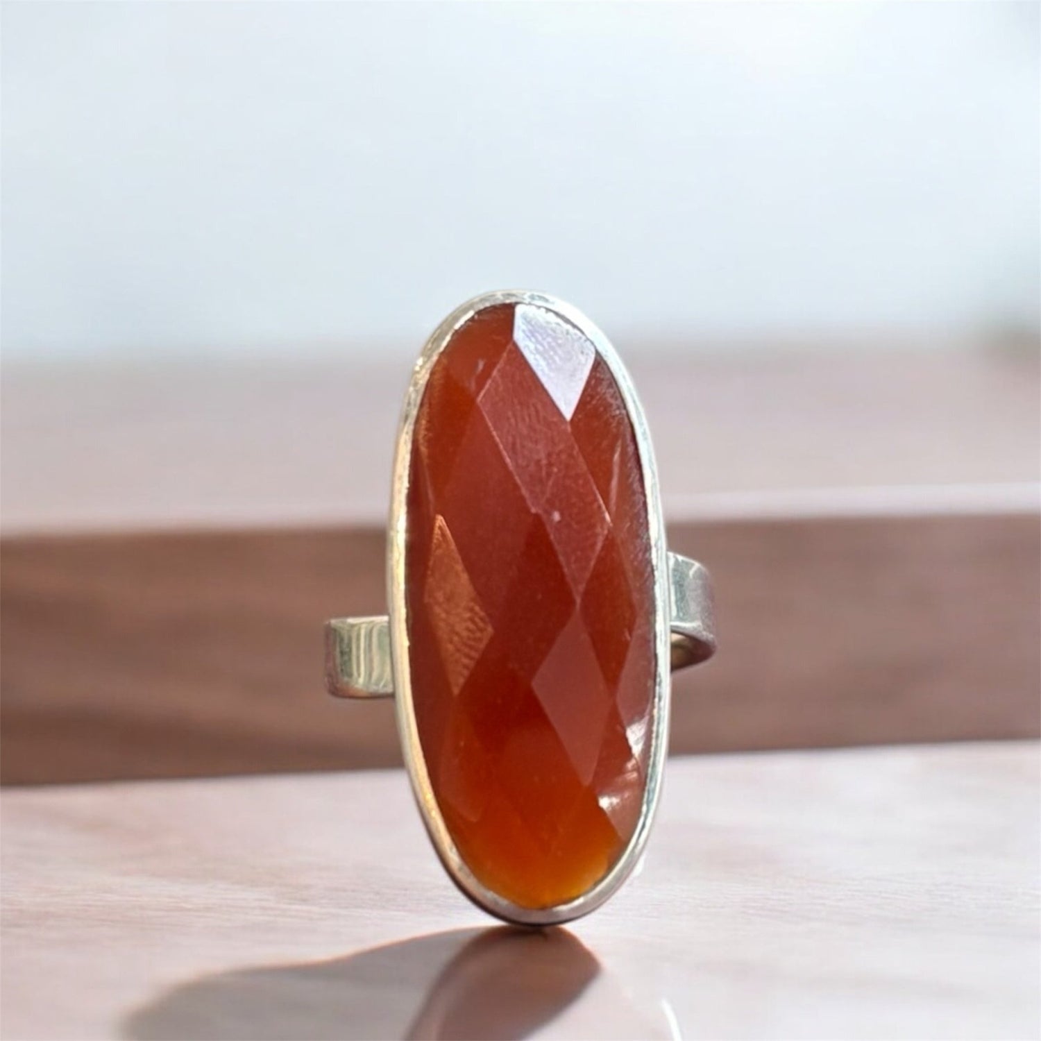 Anello Corniola argento 925 - SIddharta