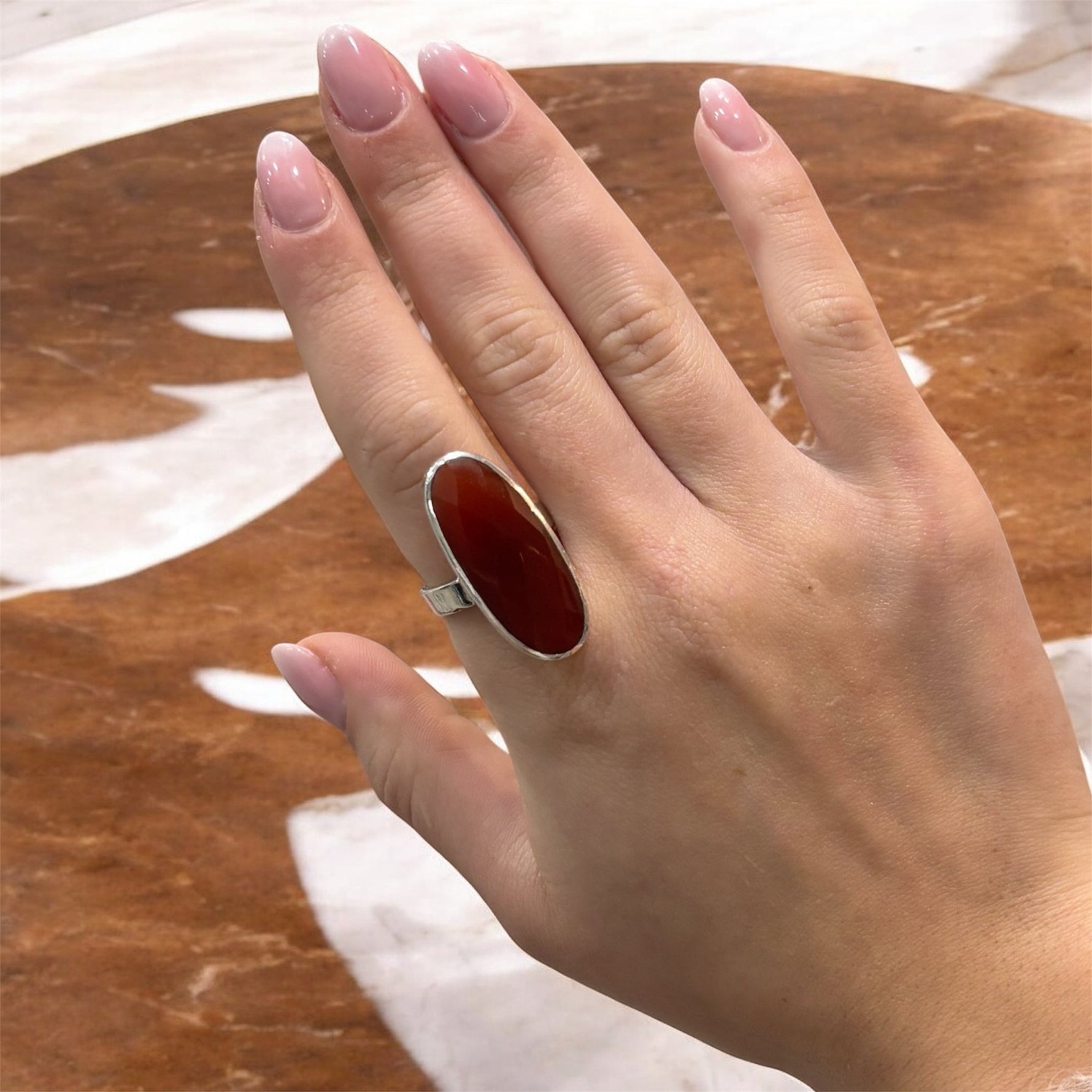 Anello Corniola argento 925 - SIddharta