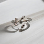 Anello corona d’alloro in argento 925 - SIddharta