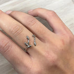 Anello corona d’alloro in argento 925 - SIddharta