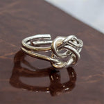 Anello doppio nodo in argento 925 - SIddharta
