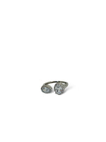 Anello doppio zircone argento 925 - SIddharta