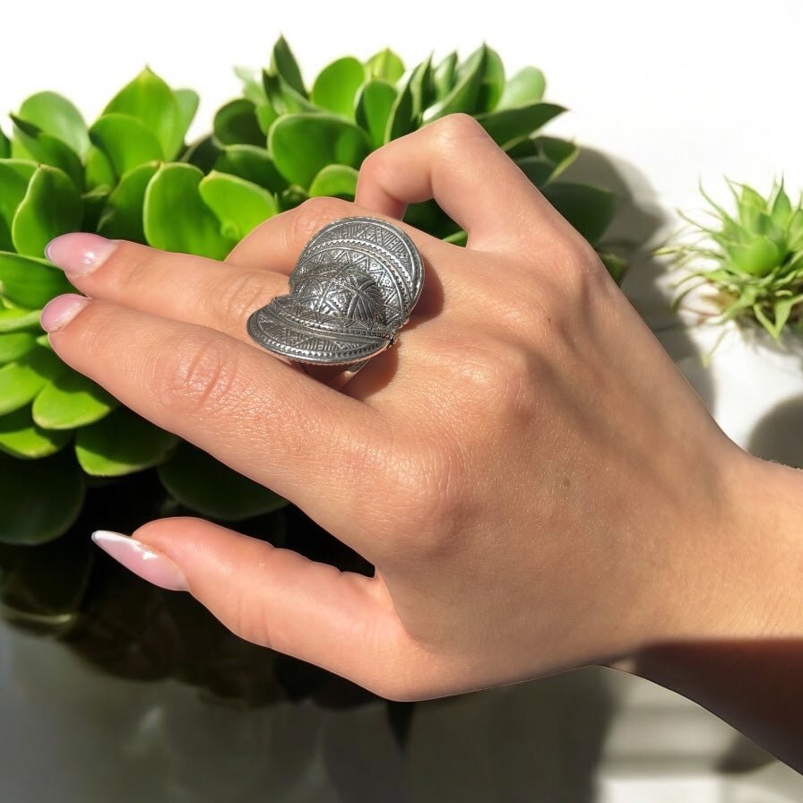 Anello etnico in argento 925 - SIddharta