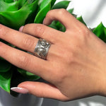 Anello fascia Elefanti in argento 925 - SIddharta