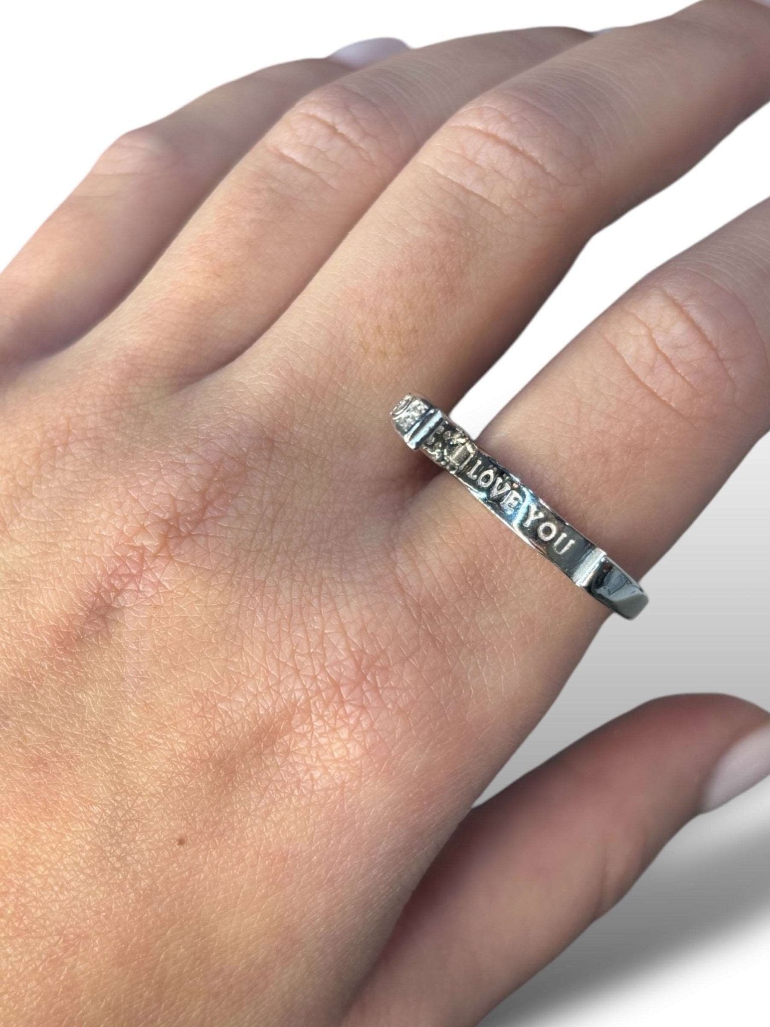 Anello I love you in argento 925 - SIddharta