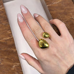 Anello incrocio oro in acciaio inossidabile - SIddharta