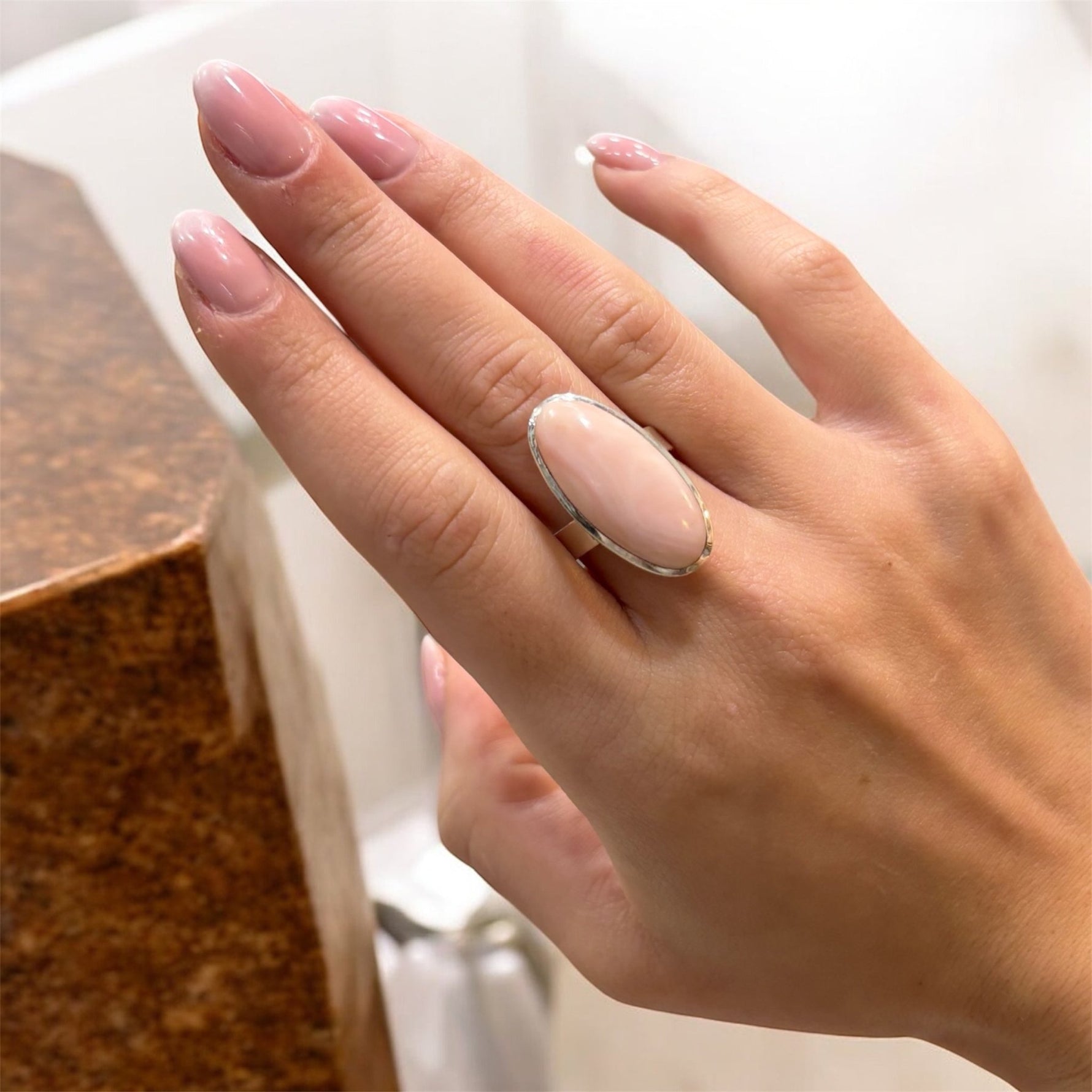 Anello Kunzite in argento 925 - SIddharta