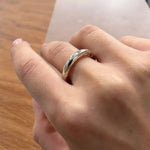 Anello martellato in argento 925 - SIddharta