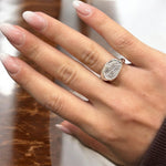 Anello martellato in argento 925 - SIddharta