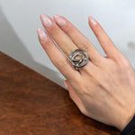 Anello nodo big in acciaio inossidabile - SIddharta